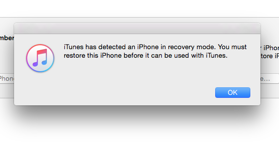 iPhone Recovery Mode