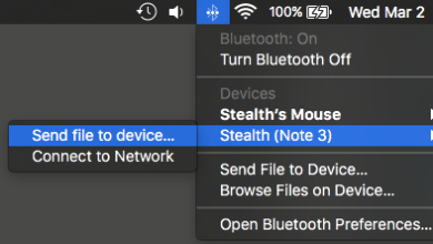 Android 스마트 폰과 Mac OS X간에 블루투스를 통해 파일 (사진, 클립, 문서)을 전송하는 방법 사진