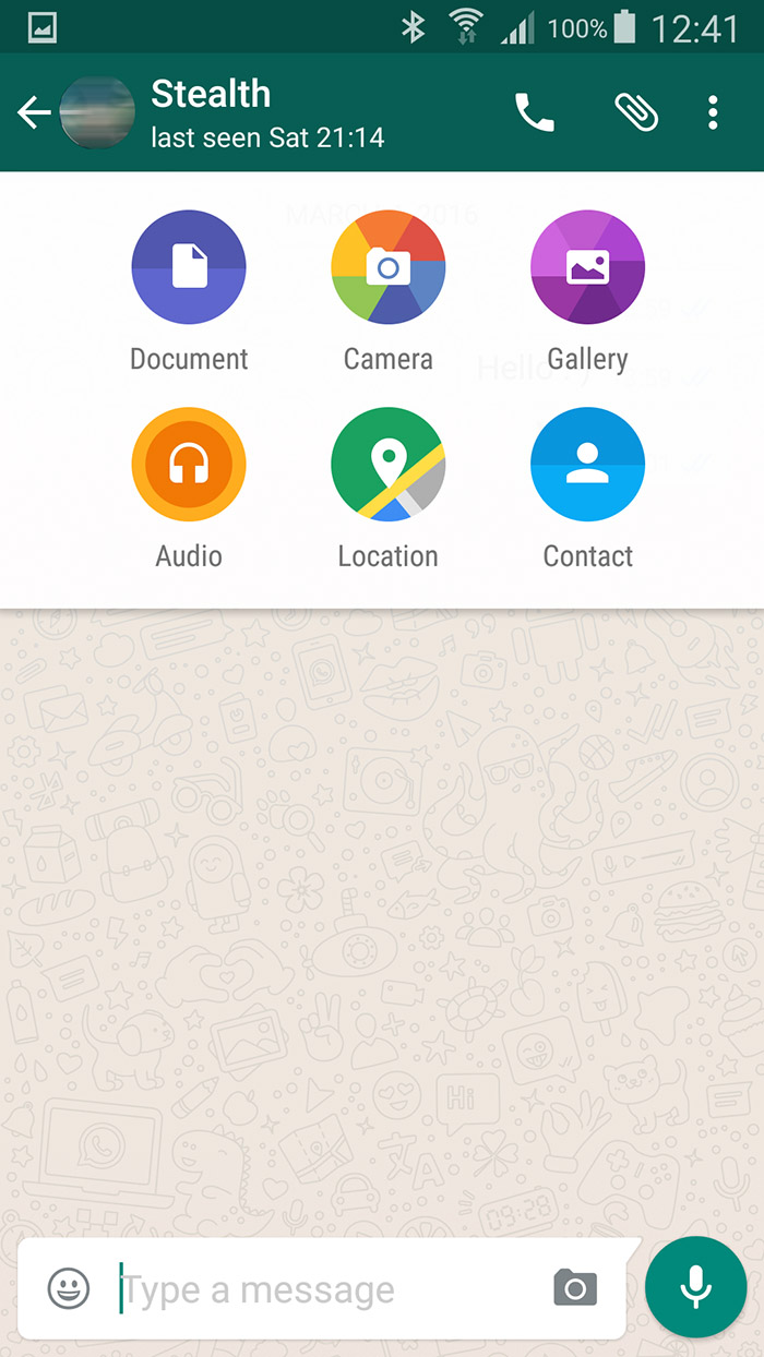 WhatsApp-Android Share-Files