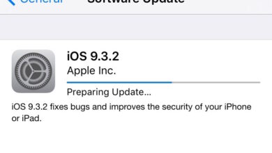 รูปภาพอัปเดต iPhone, iPad และ iPod Touch - iOS 9.3.2
