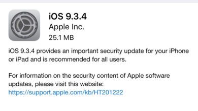 Φωτογραφία του Apple κυκλοφόρησε το iOS 9.3.4 - Security Fix & Jailbreak Killer [σύνδεσμοι ενημέρωσης λήψης]