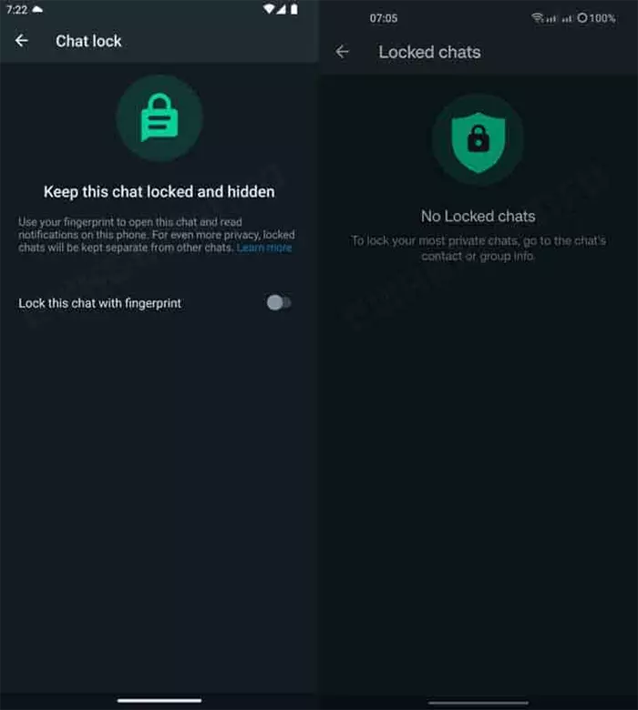 Lock Chat - Unik adgangskode til WhatApp-samtaler